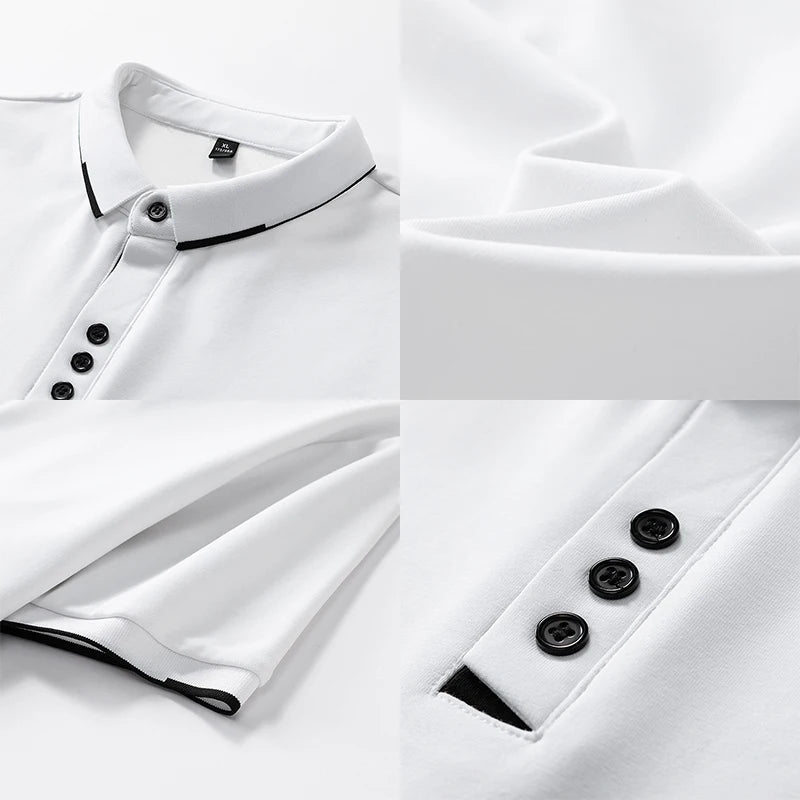 TALVARO™ Plus Size Short Sleeve Polo Shirt