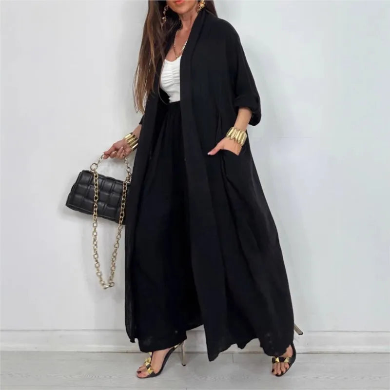 SYNOVEL™ Cardigan Pant Set
