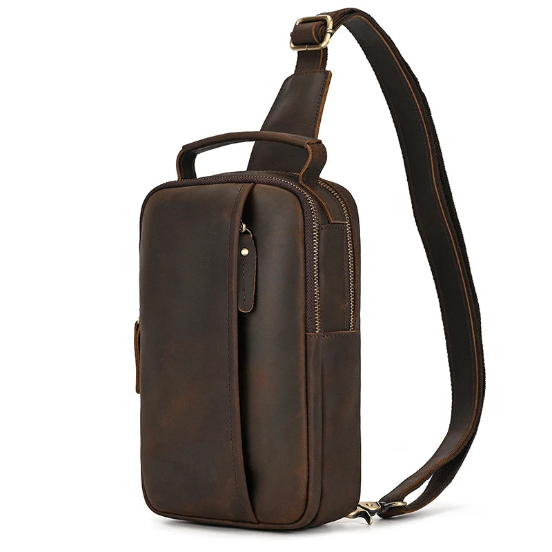 Thalon ™ Leather Crossbody Bag