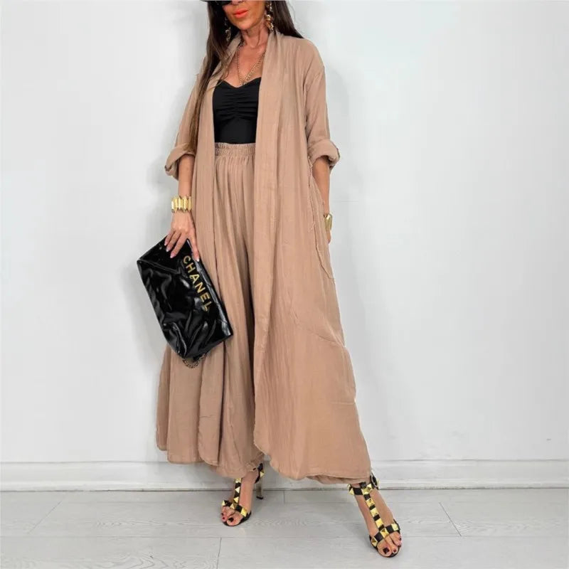 SYNOVEL™ Cardigan Pant Set