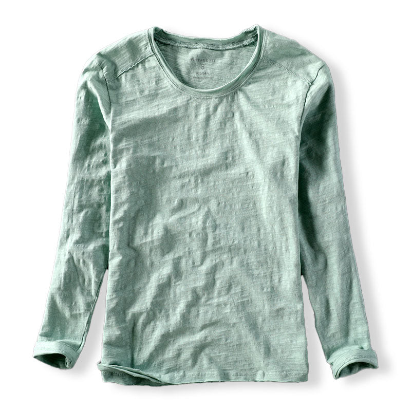 SANTELVY™ long sleeve cotton t-shirt