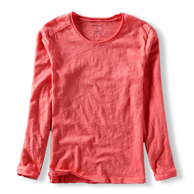 SANTELVY™ long sleeve cotton t-shirt
