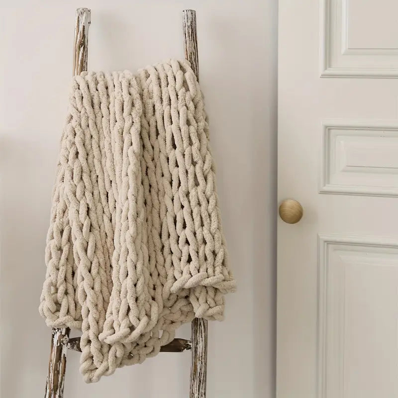 Handmade Chunky Knit Blanket
