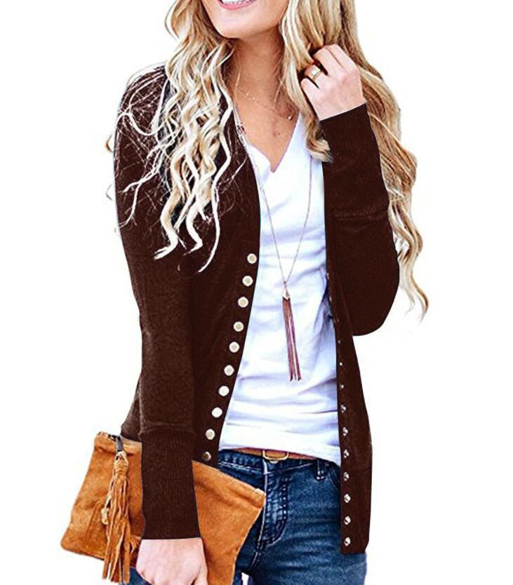 OREVINA™ V-Neck Cardigan