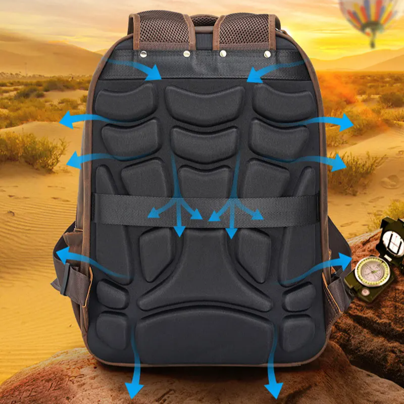 FLAVOR™ Genuine Leather 17" Laptop Backpack
