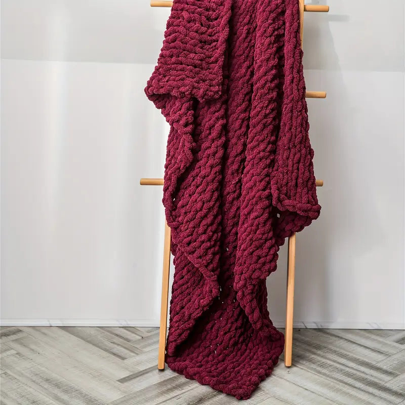 Handmade Chunky Knit Blanket