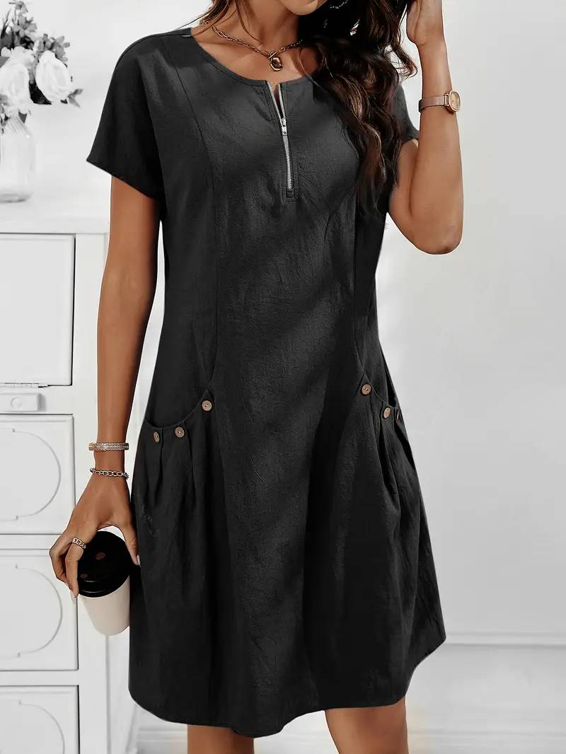 LORYVAN™ Elegant Pocket Dress