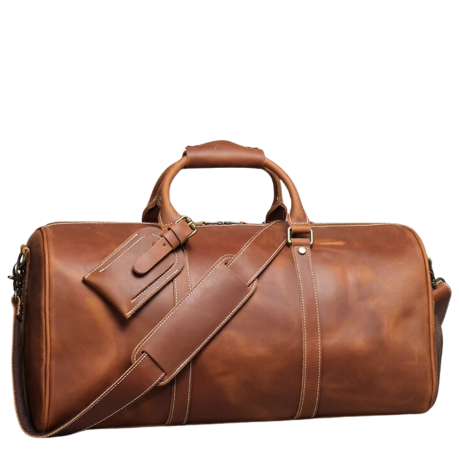 DRAVENCOR™ Genuine Leather Travel Bag