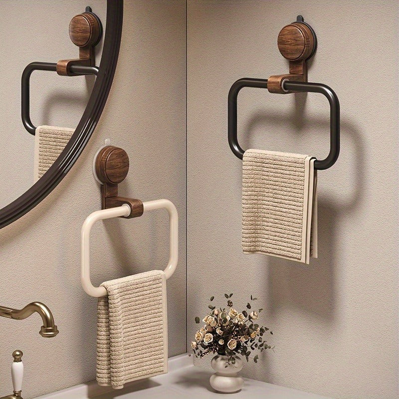 Rust-Resistant Suction Cup Towel Holder