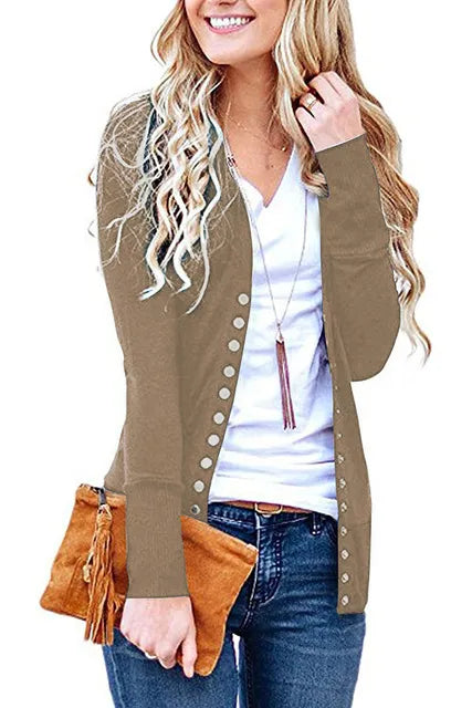 OREVINA™ V-Neck Cardigan
