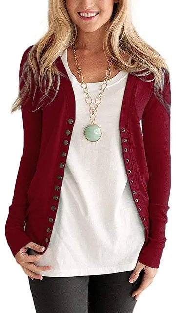 OREVINA™ V-Neck Cardigan